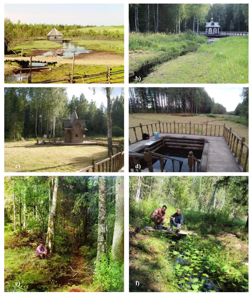 Limnological characterization of the sources of Volga, Dnieper