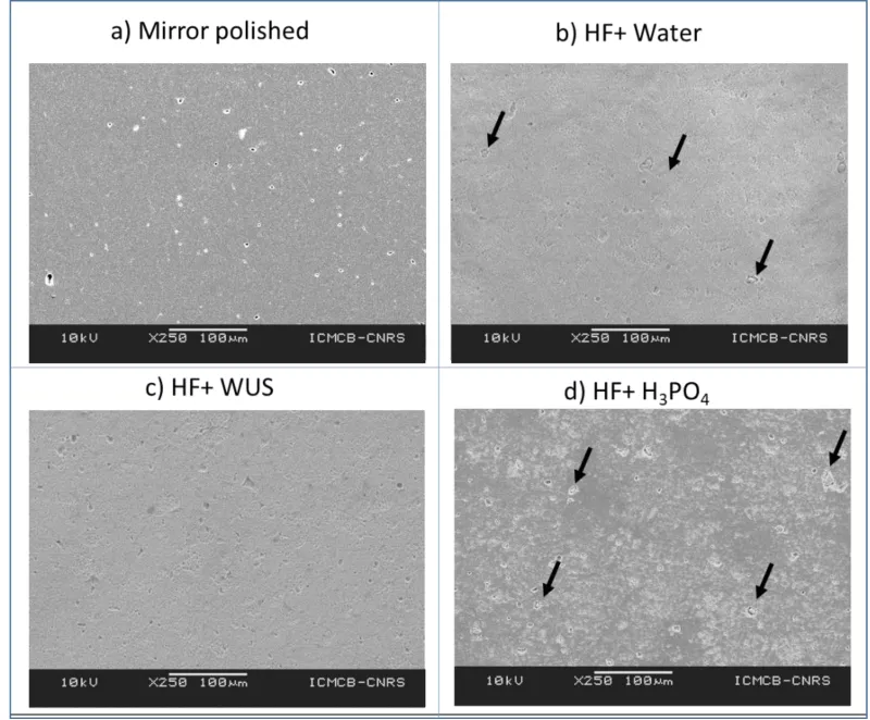 Chemical surface modification of lithium disilicate needles of a silicabased ceramic after HF