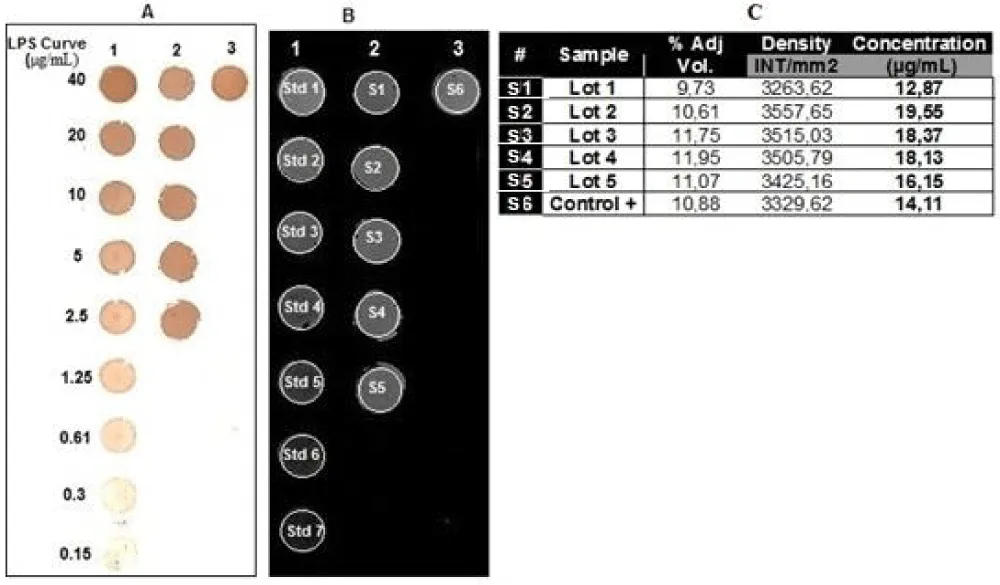 Quantitative Dot Blot Assays to determine Vibrio cholerae O1 ...